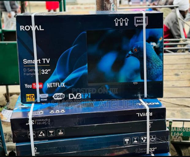 Royal 32" Smart Android TV Frameless Design With Free Mount - main view