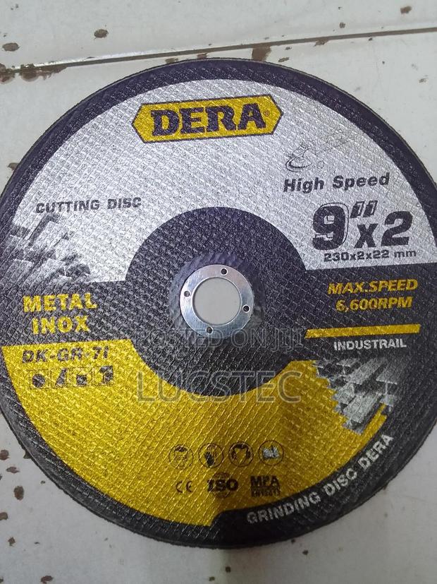 DERA DK-GR-7I Cutting Disc Metal Inox 9"×2 High Speed