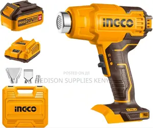 Cordless Heat Gun Ingco Battery Power Hot Air Gun + Charger