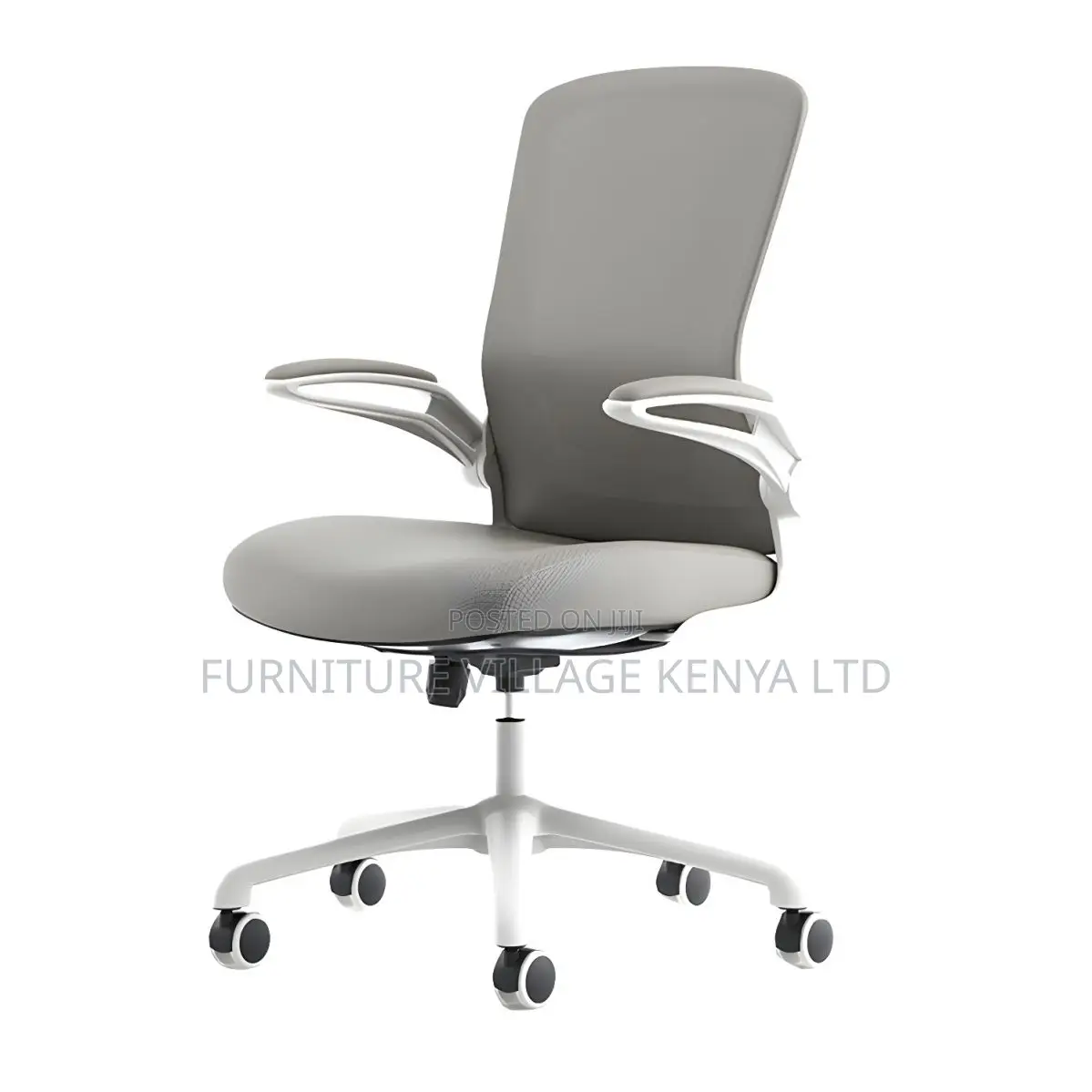Modern Swivel Mesh Office Chair With Adjustable Arms