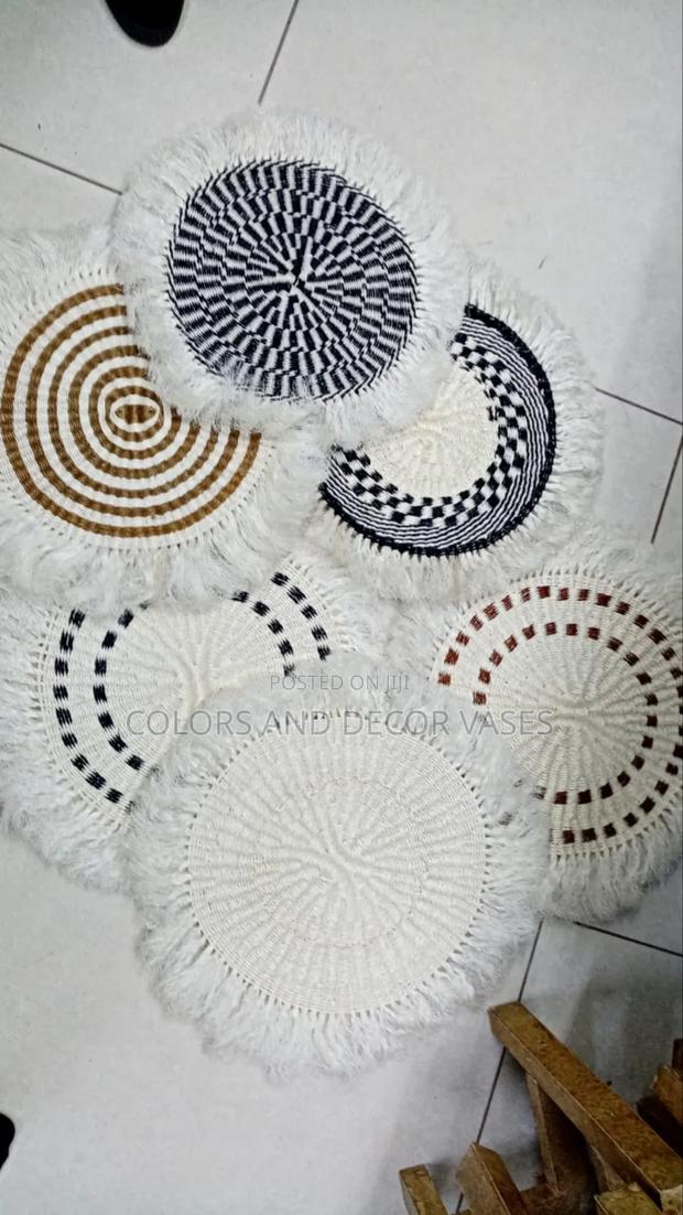 Mats 12" Brown and Black Plus White