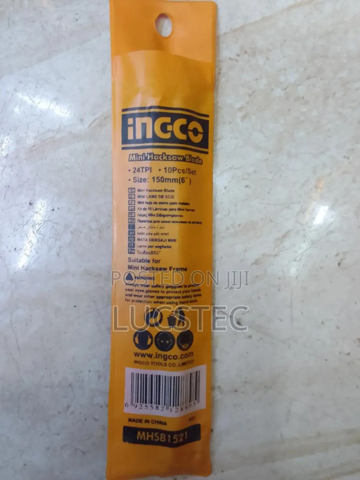 INGCO MHSB1521 Mini Hacksaw Blade 10pcs Set