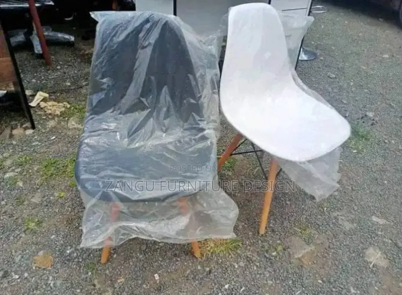 Eames Chairs Black and White