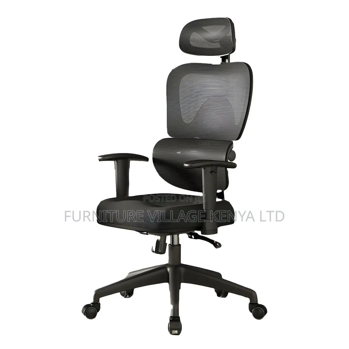 Office Chair -Elegant and Functional Black Mesh Task Seat