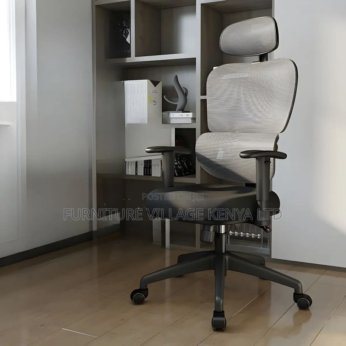 Office Chair -Elegant and Functional Black Mesh Task Seat
