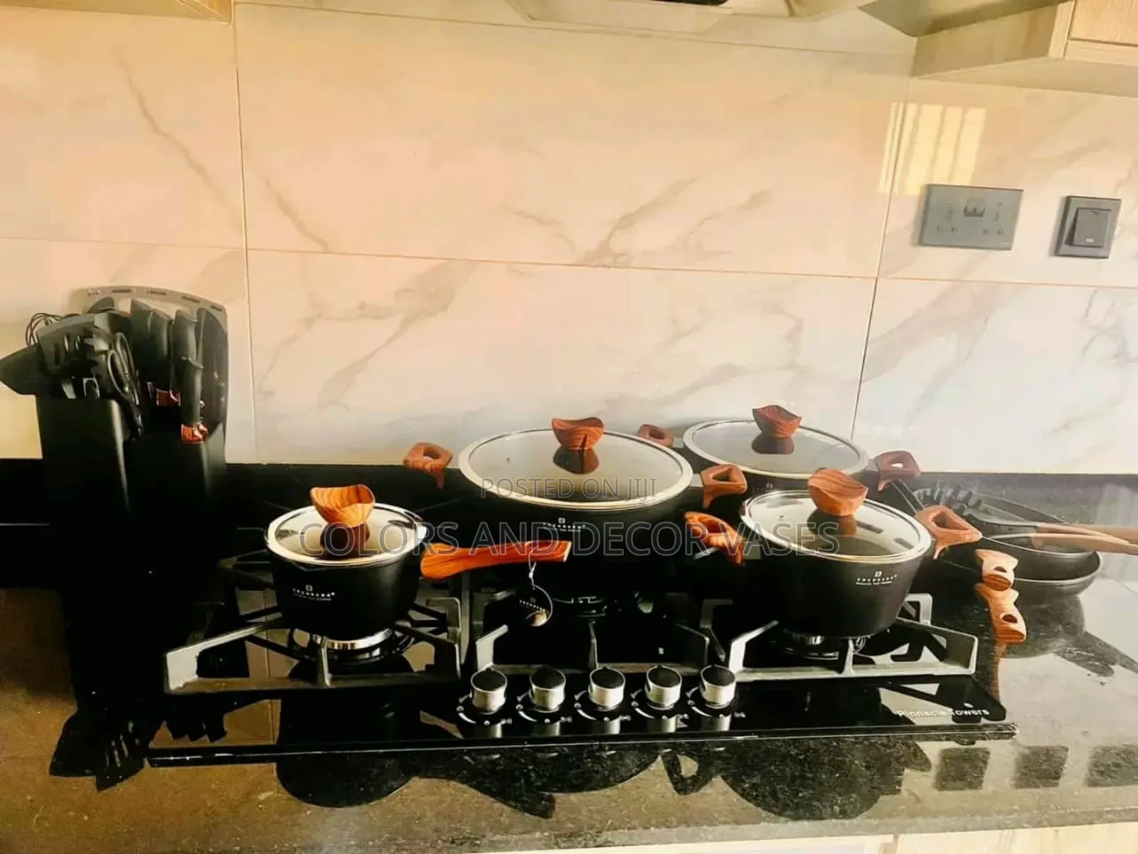 New Model Edenberg 15 Pc's Nonstick Cooking Pots