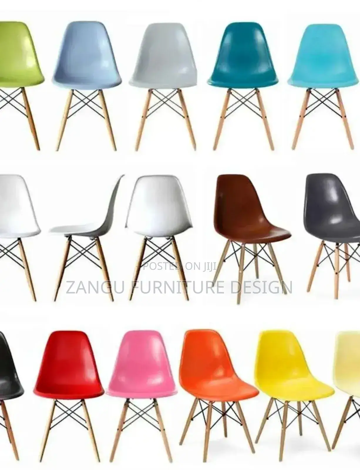 Coloured Eames Chairs