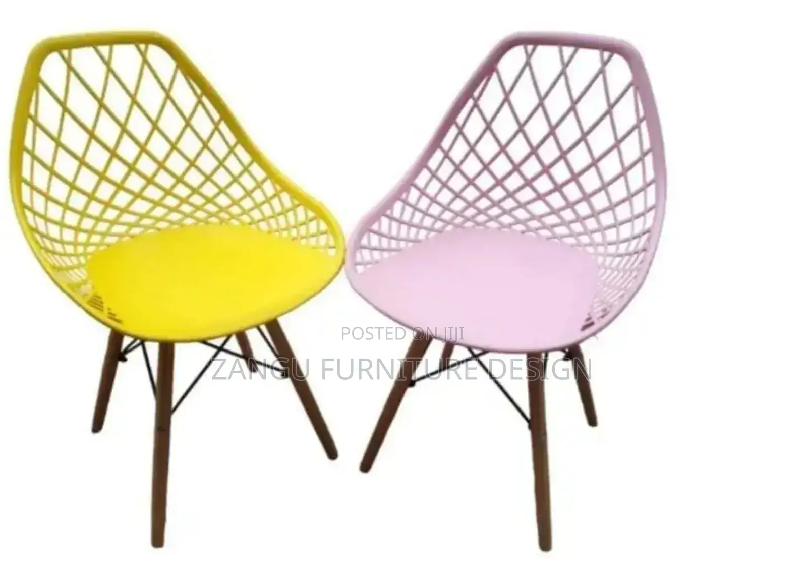Meshed Eames Dining Chairs