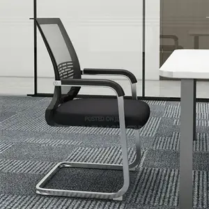 Modern Mid-Back Mesh Task Chair With Fixed Arms