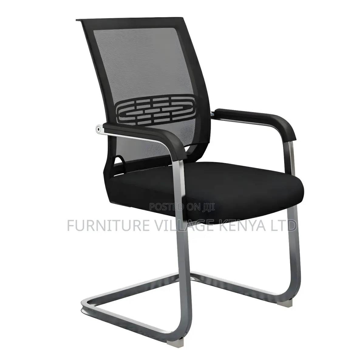 Modern Mid-Back Mesh Task Chair With Fixed Arms