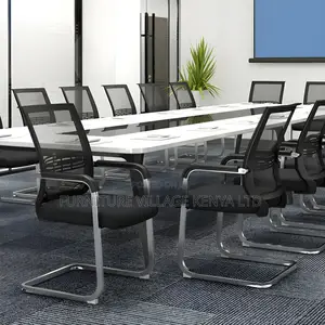 Modern Mid-Back Mesh Task Chair With Fixed Arms