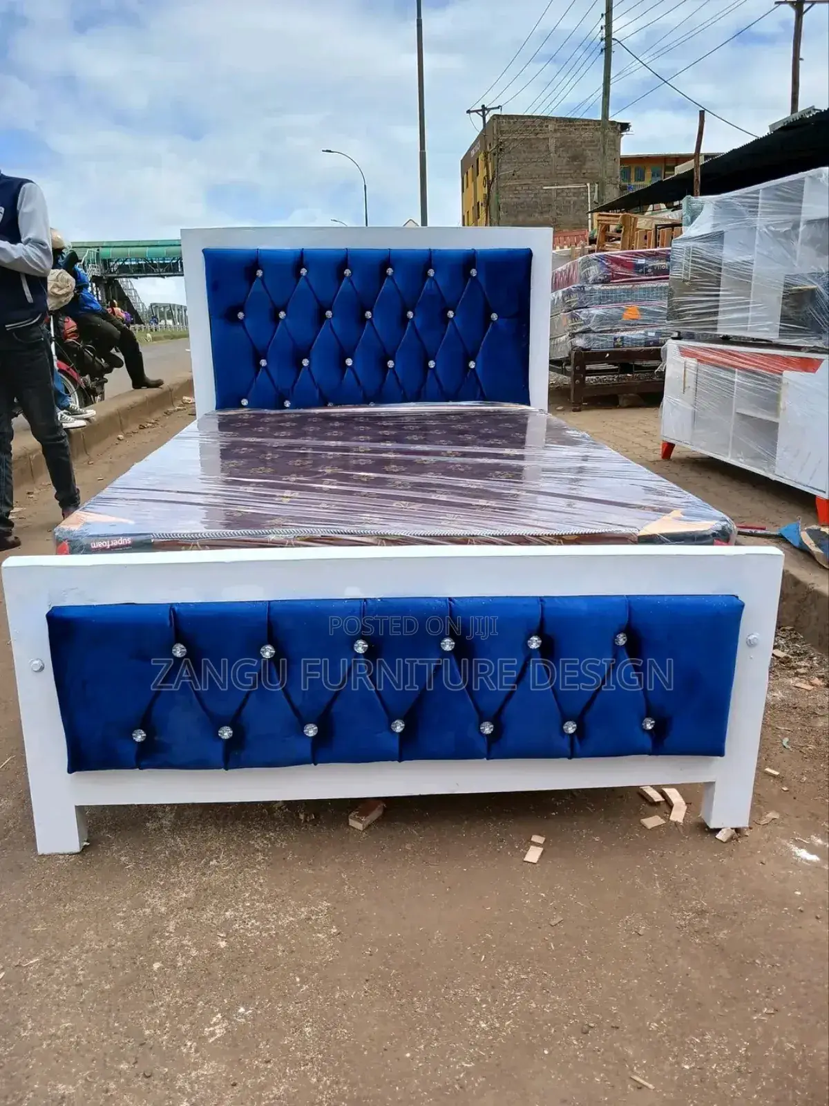 Chester Bed Blue Colour Available