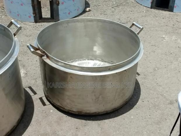 Spotless Quality 200 LTRS Stainless Sufuria - main view