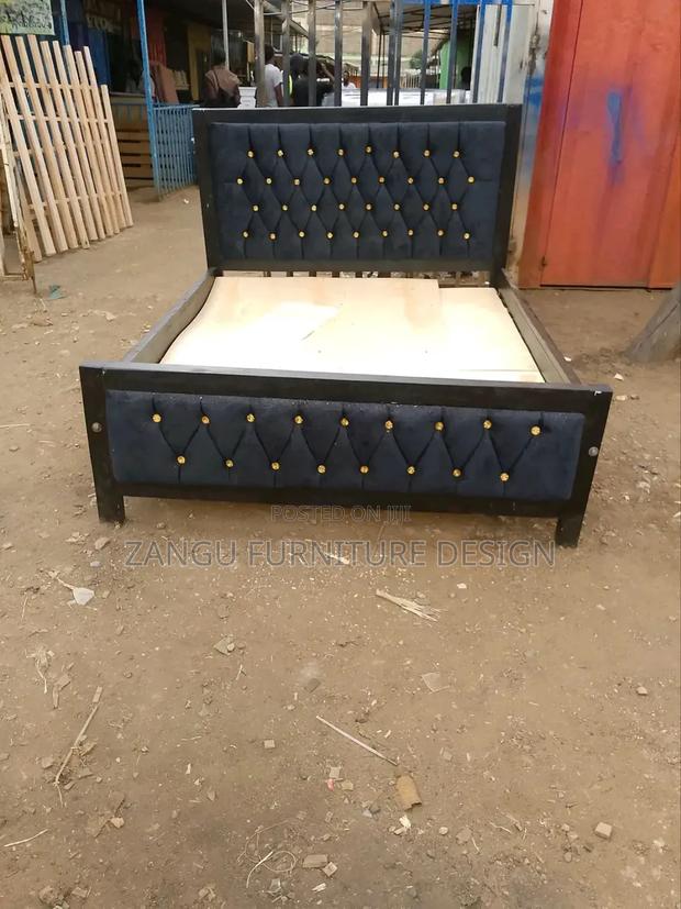 Smart Bed With Gold Buttons - main view