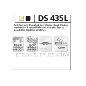 Kangaro Long Arm Stapler DS-435L Bigger Capacity Model