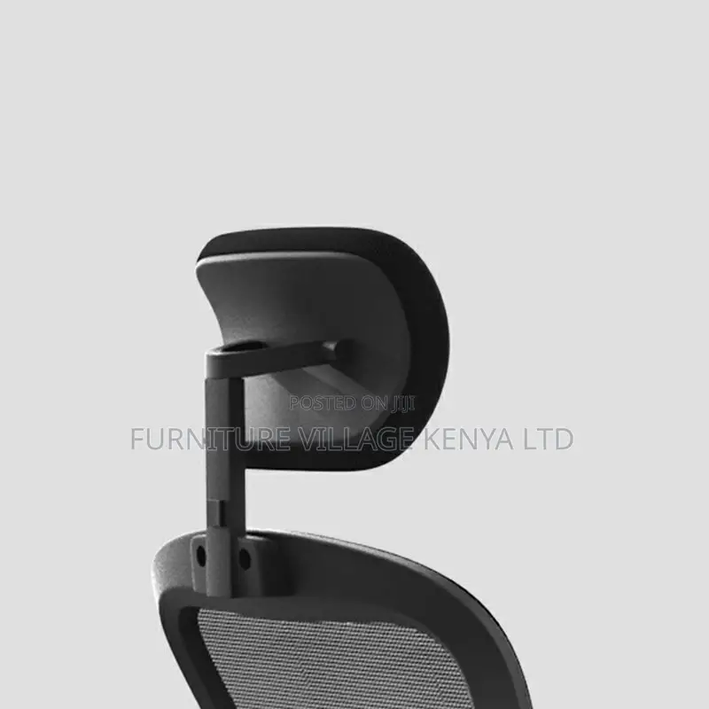 Swivel Black Mesh Office Chair With Adjustable Arms