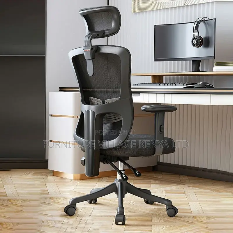 Office Seat -Executive Black High-Back Office Chair