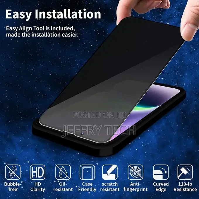 Coblue Anti-Spy Glass for iPhone 14 Plus