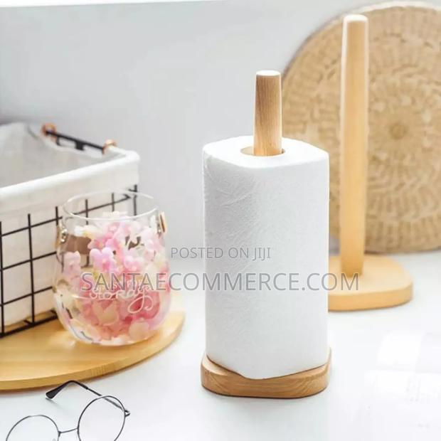 Bamboo Wood Tissue Holder
