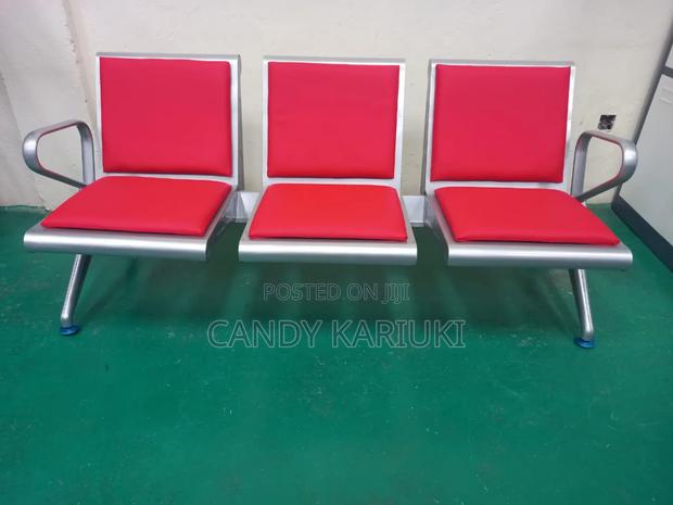 Reception Area Heavy Duty Padded Waiting Bench - main view