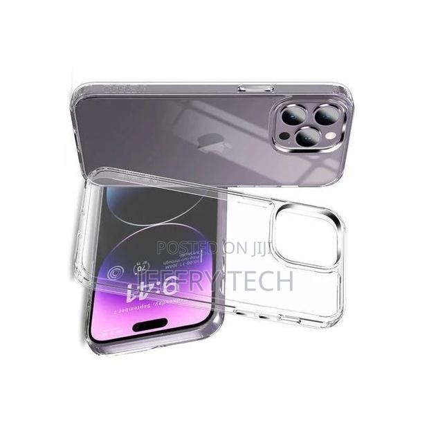 Comie Silicone Case for iPhone 15 Pro Max - Crystal Clear - thumbnail 3