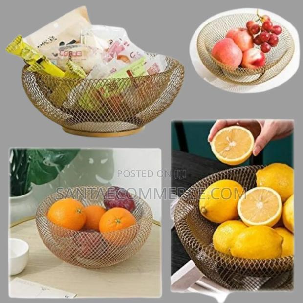 Double Wall Mesh Decorative Fruit Basket - main view