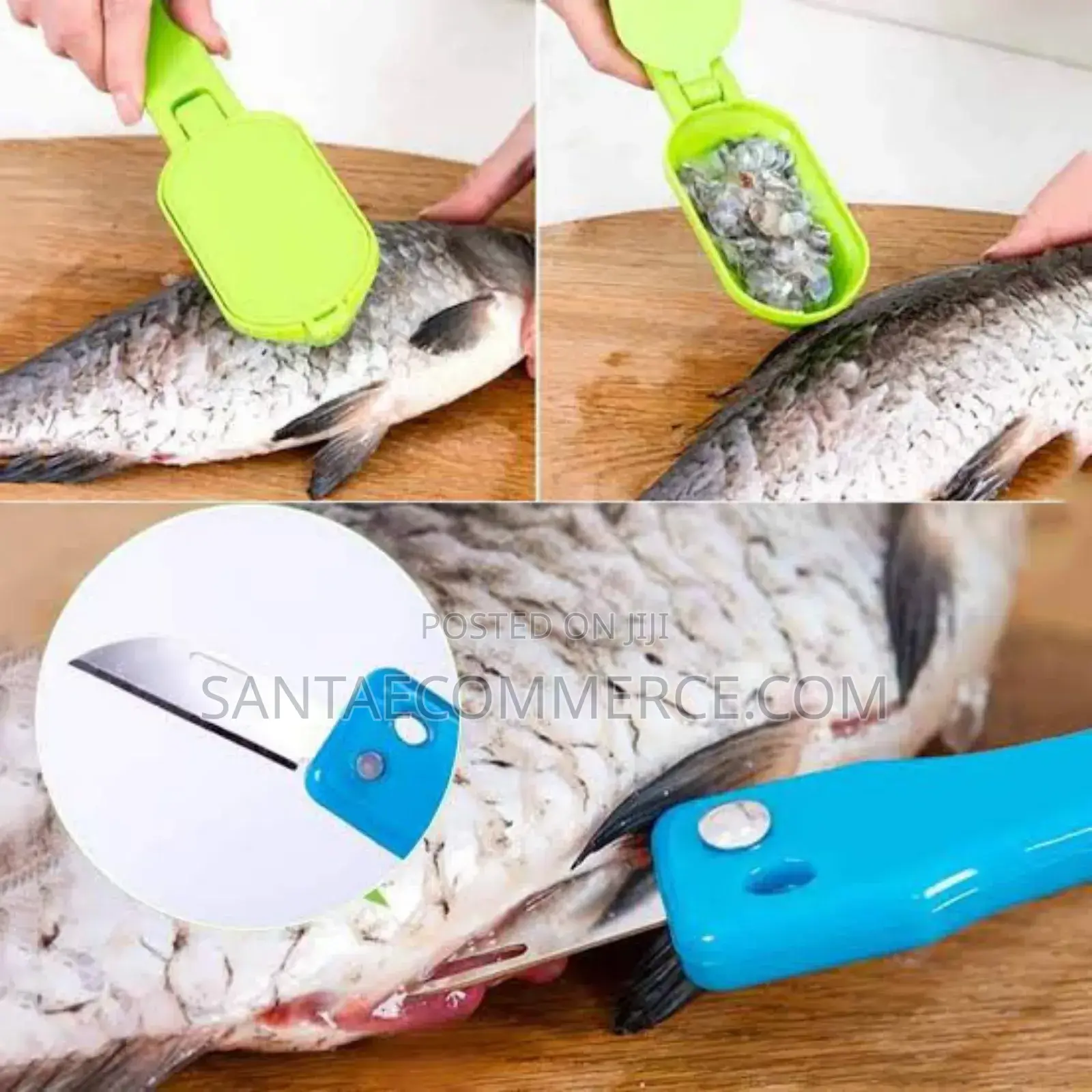 2 in 1 Fish Skin Brush Scraping Fishing Scaler