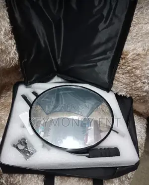 30CM Big Size Undersearch Mirror With Lighting Torch