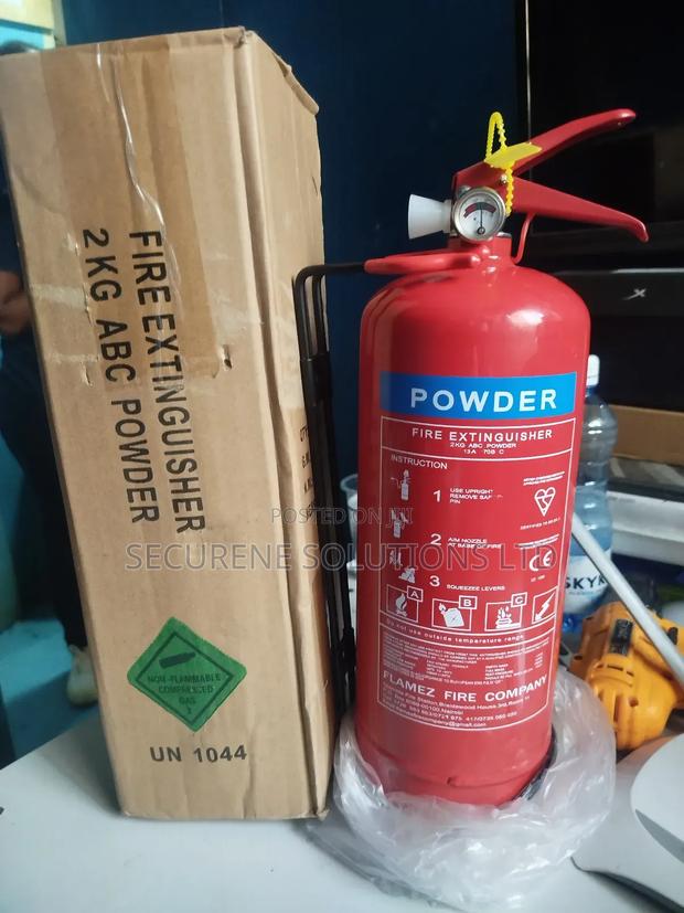 2kg Dry Powder Fire Extinguishers - thumbnail 2