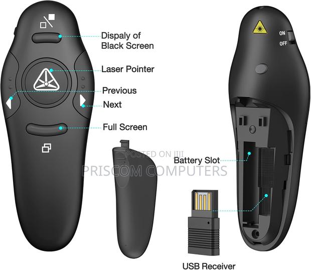 Presentation Clicker Wireless Presenter Remote USB Control