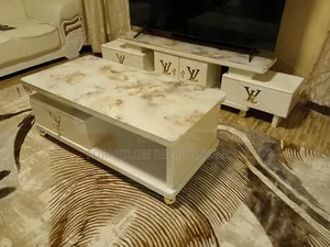 Coffee Table With TV Stand, Multicolored