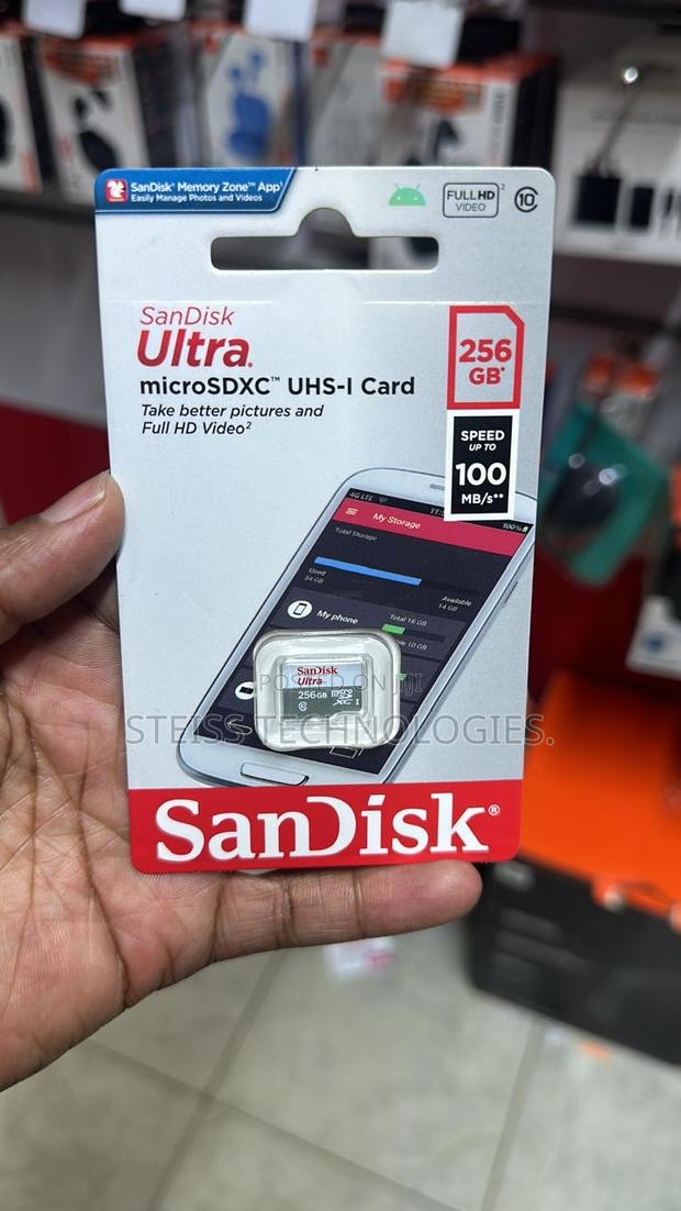 256gb Sandisk Memory Card. - thumbnail 2