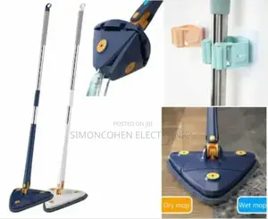 Long Handle Triangular Twist Mop