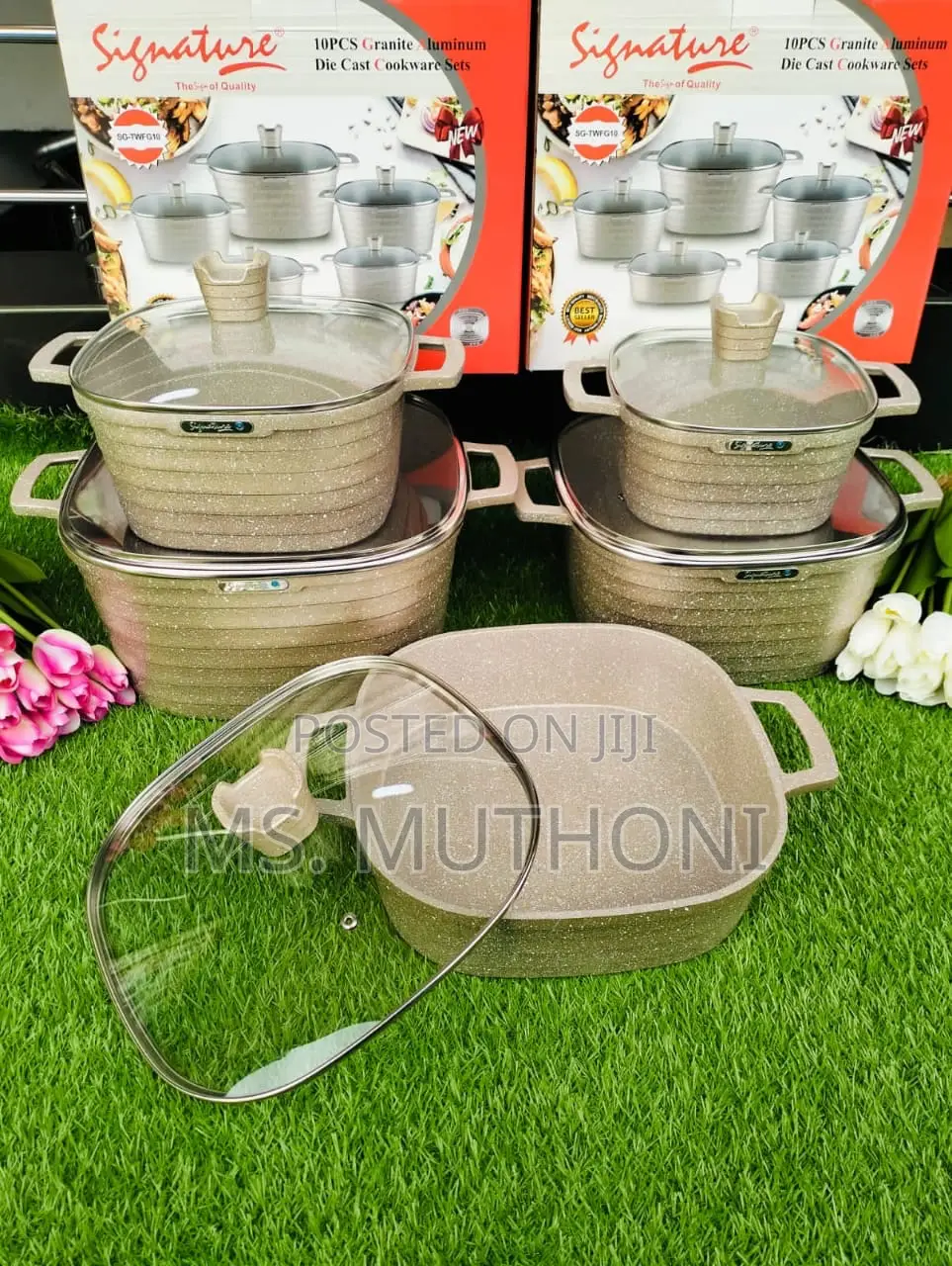 10pcs Signature Die Cast Cookware Set*