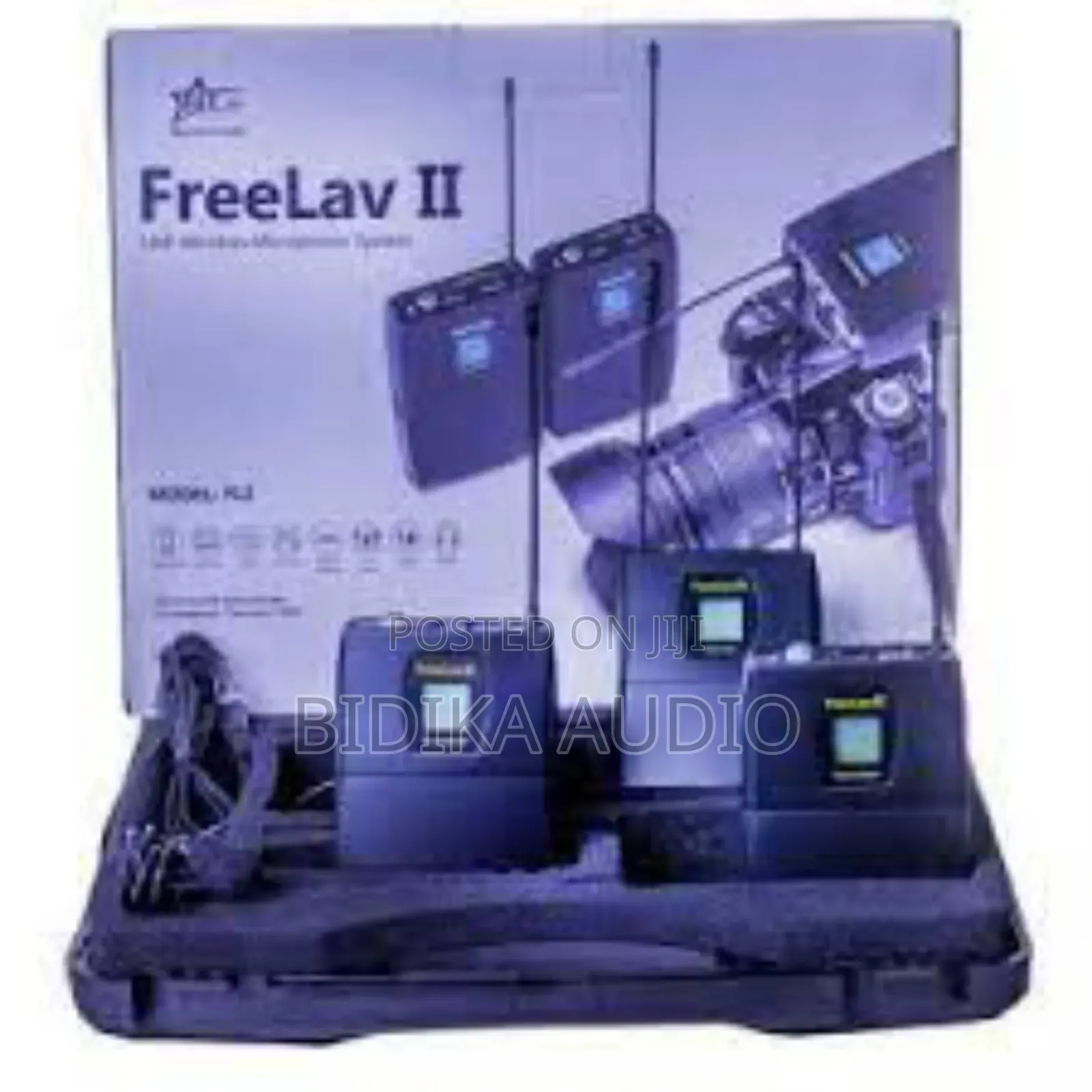 BLS Wireless UHF DSLR Camera Microphone System Freelav II