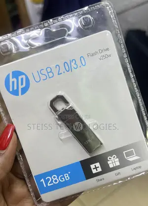 128gb Hp Mettalic Flashdrive.