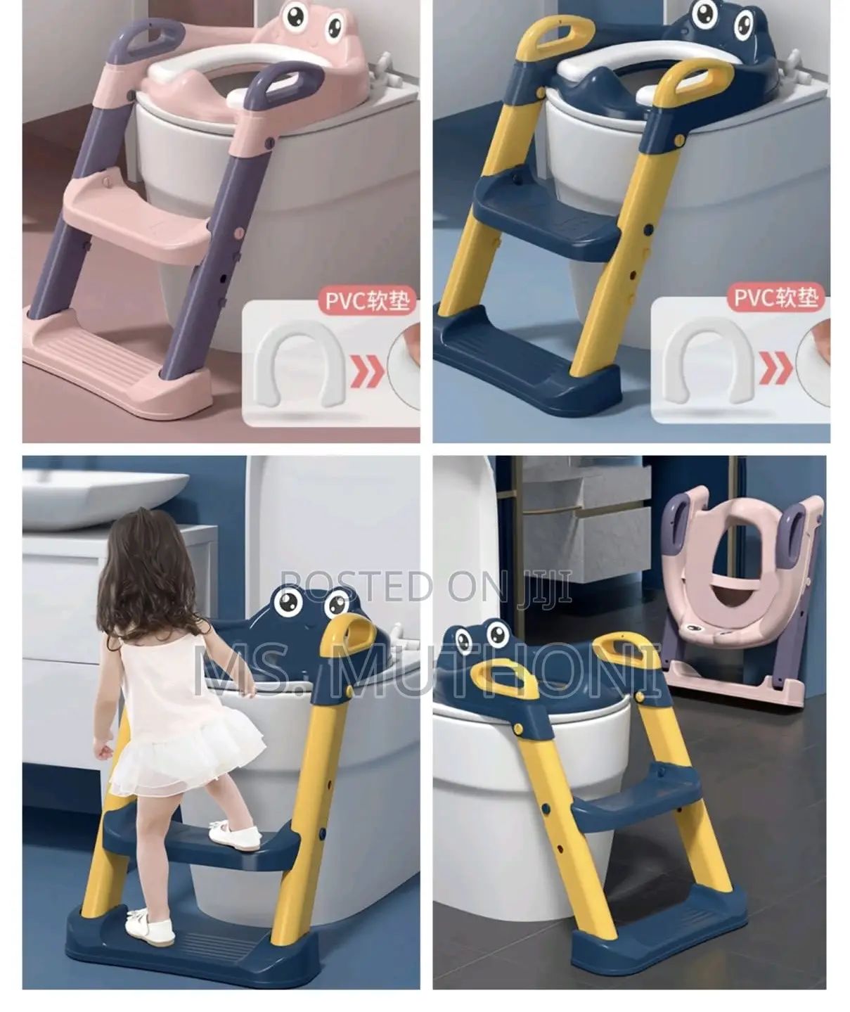 Quality Kids Toilet Seat Trainer With Softcushion/Soft Pad*