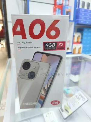 New Itel A04 32 GB Black