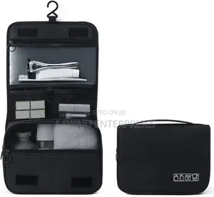 Black Hanging Cosmetic Bag