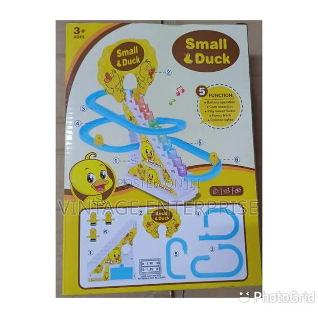 Kids Small Duck Toy Climbing Stairs Slide Game Toys