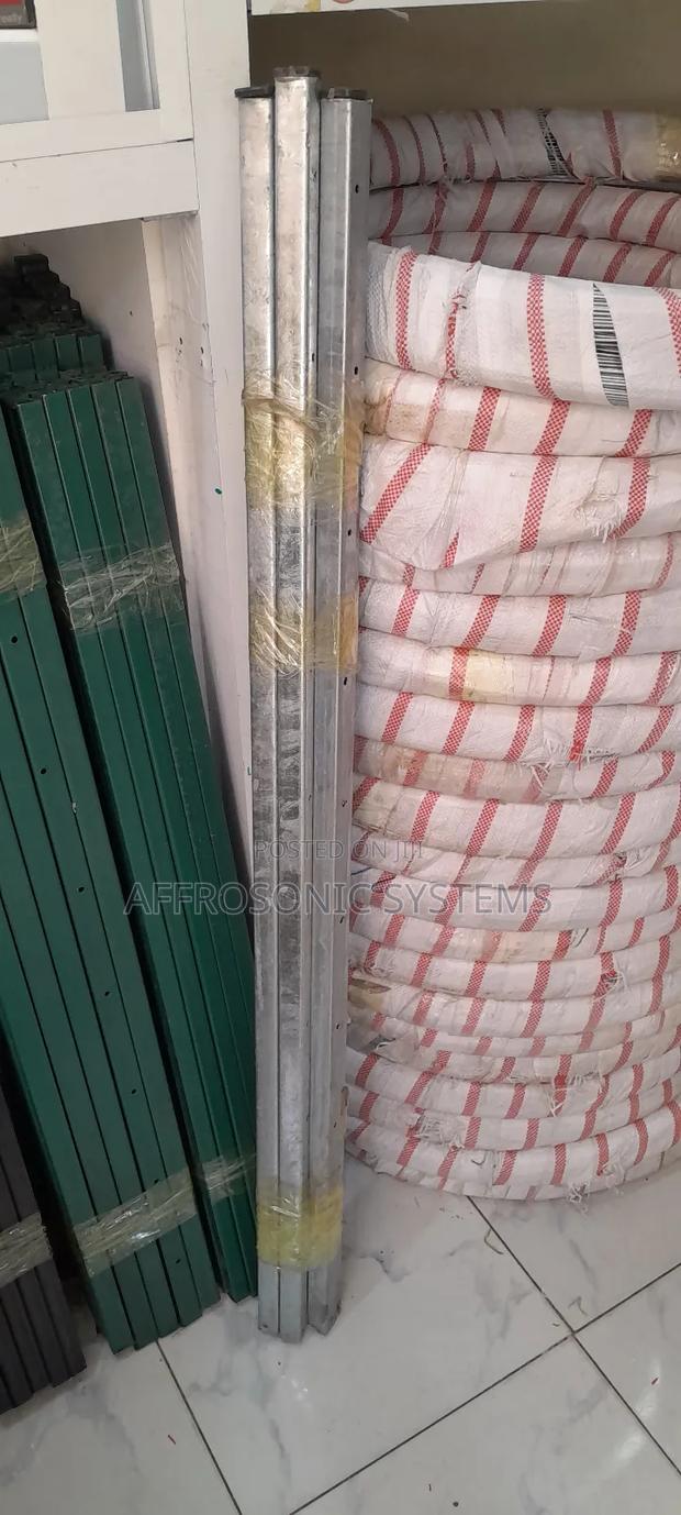 Galvanised Strainer Post - main view