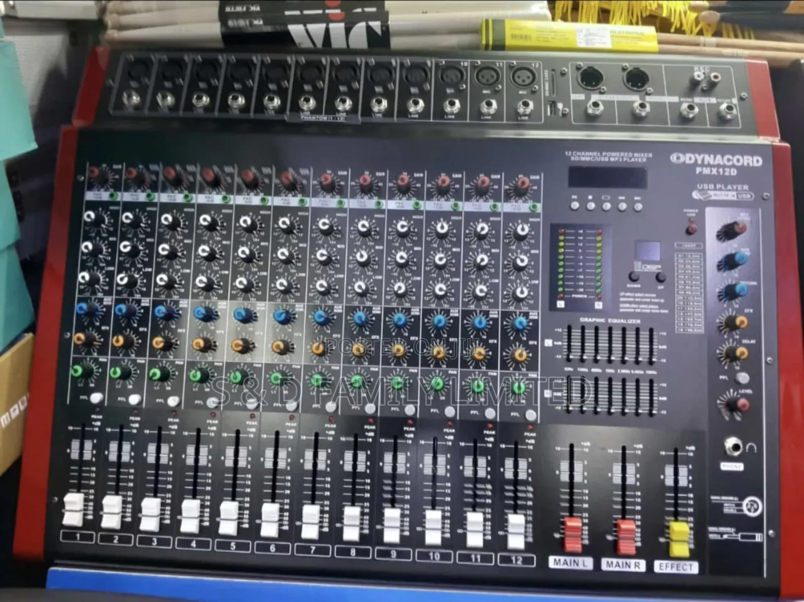 Dynacord PMX12D Powered Mixer 12 Channels