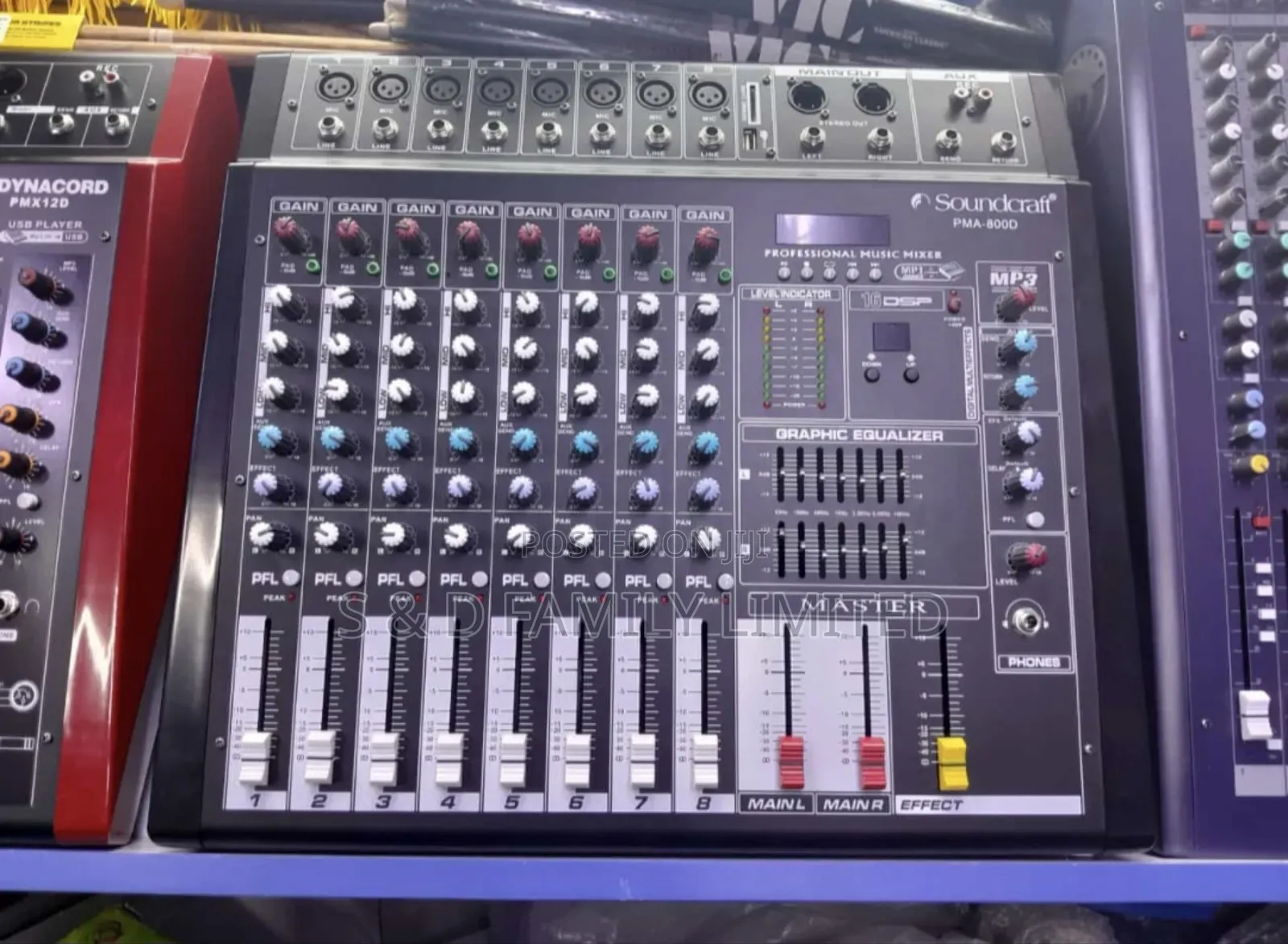 Soundcraft PMA 8 Channels Powered Mixer