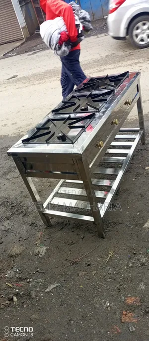 Stainless High Pressure Three Burner Gas Grill Jikos No