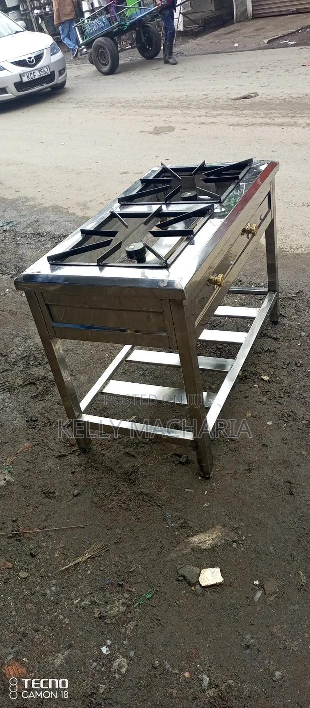 Stainless Two Burner Gas Grill Jikos - thumbnail 3