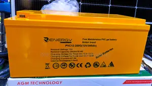 R Energy 12v 200ah Maintenance Free Gel European Battery