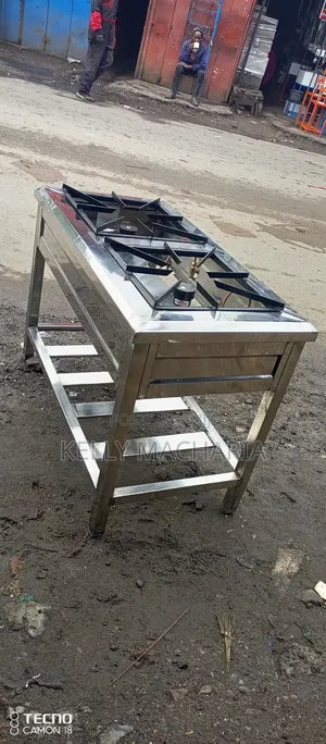 Stainless Two Burner Gas Grill Jikos