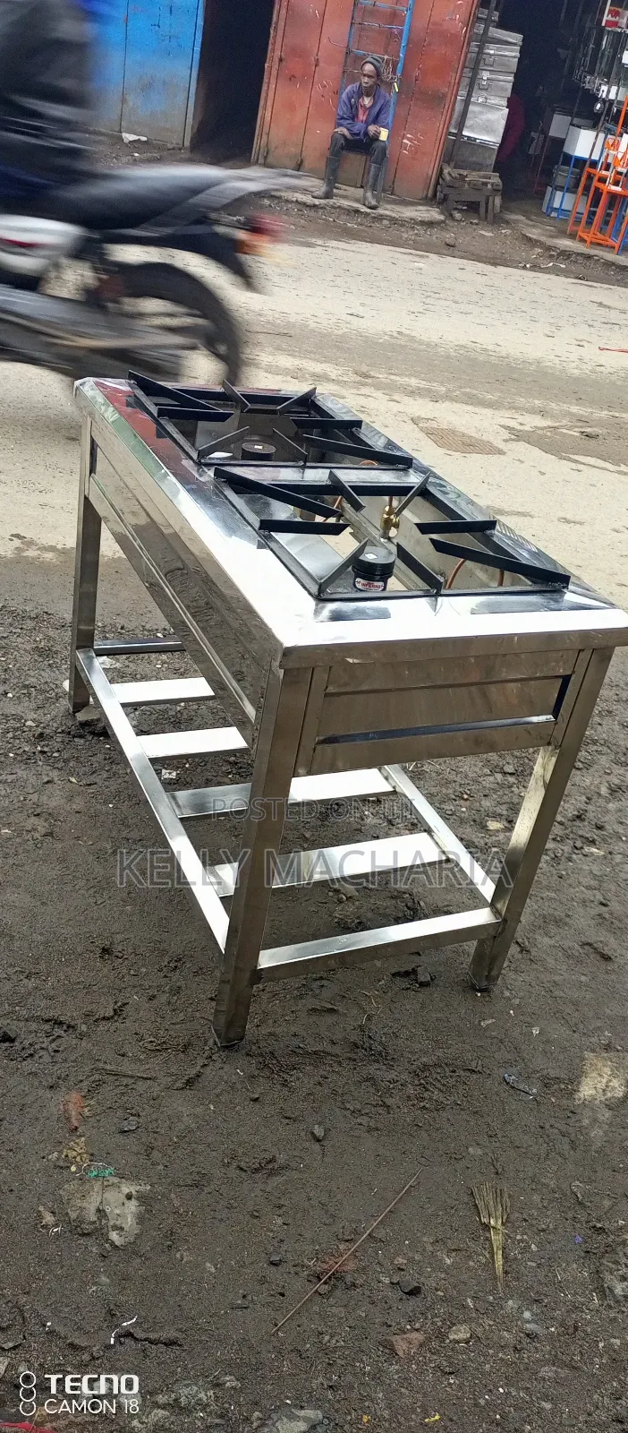 Stainless Two Burner Gas Grill Jikos