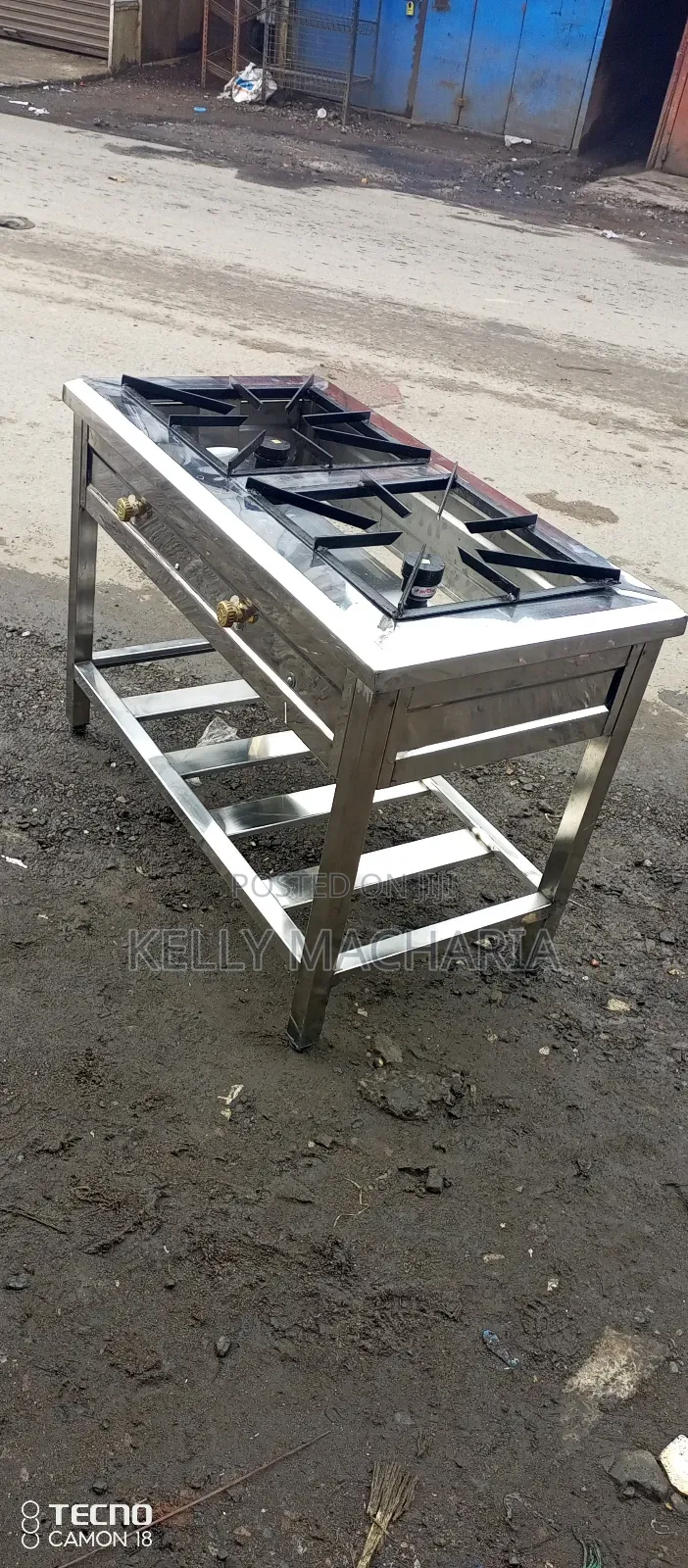 Stainless Two Burner Gas Grill Jikos