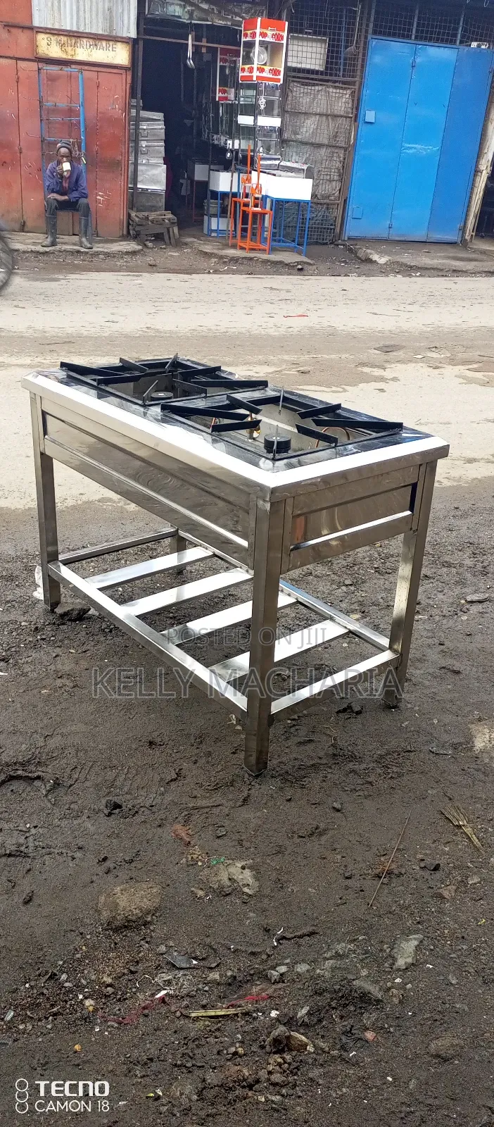 Stainless Two Burner Gas Grill Jikos
